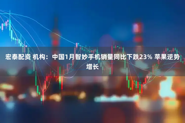 宏泰配资 机构：中国1月智妙手机销量同比下跌23% 苹果逆势增长