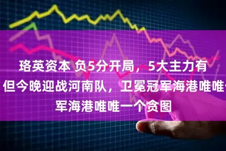 珞英资本 负5分开局，5大主力有伤在身，但今晚迎战河南队，卫冕冠军海港唯唯一个贪图