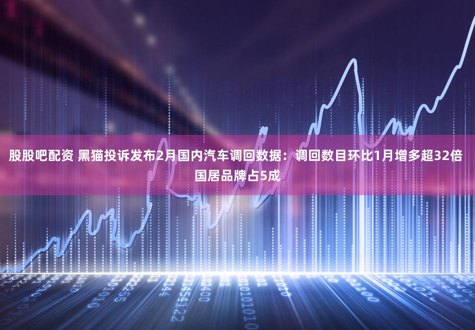 股股吧配资 黑猫投诉发布2月国内汽车调回数据：调回数目环比1月增多超32倍 国居品牌占5成