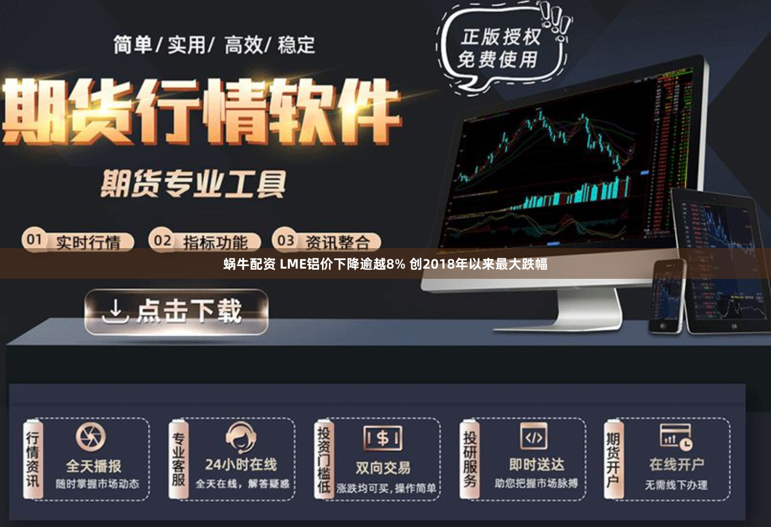 蜗牛配资 LME铝价下降逾越8% 创2018年以来最大跌幅