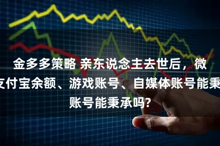 金多多策略 亲东说念主去世后,微信与支付宝余额、游戏账号、自媒体账号能秉承吗?
